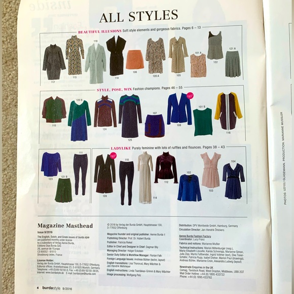 UK Burda Style Magazine Issue 09/2016 - Picture 3 of 4